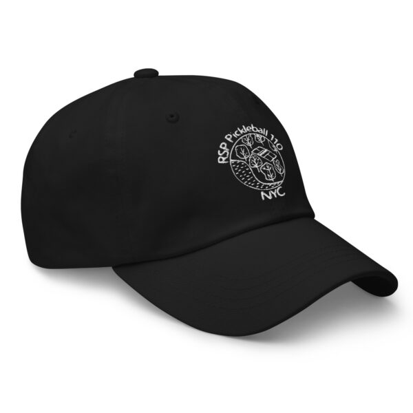 RSP 110 Cotton Hat Black with White Logo - Image 4